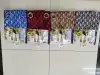 Black silk screen printed blackout curtains undefined